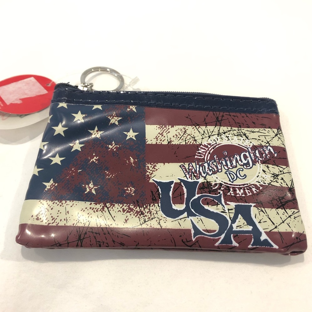 USA SMALL CHANGE PURSE/WALLET